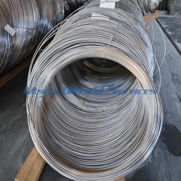 316/316L أنابيب ملفوفة ملحومة من الفولاذ المقاوم للصدأ للحقن الكيميائي في التطبيقات الحرارية الأرضية